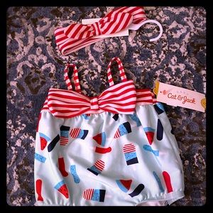 Cat & Jack Suit size 6-9 months